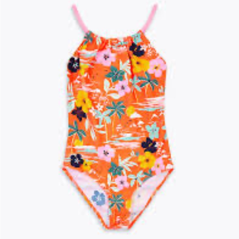 ⭐️5 for $20⭐️ Marks and Spencer tropical print swimsuit age11-12